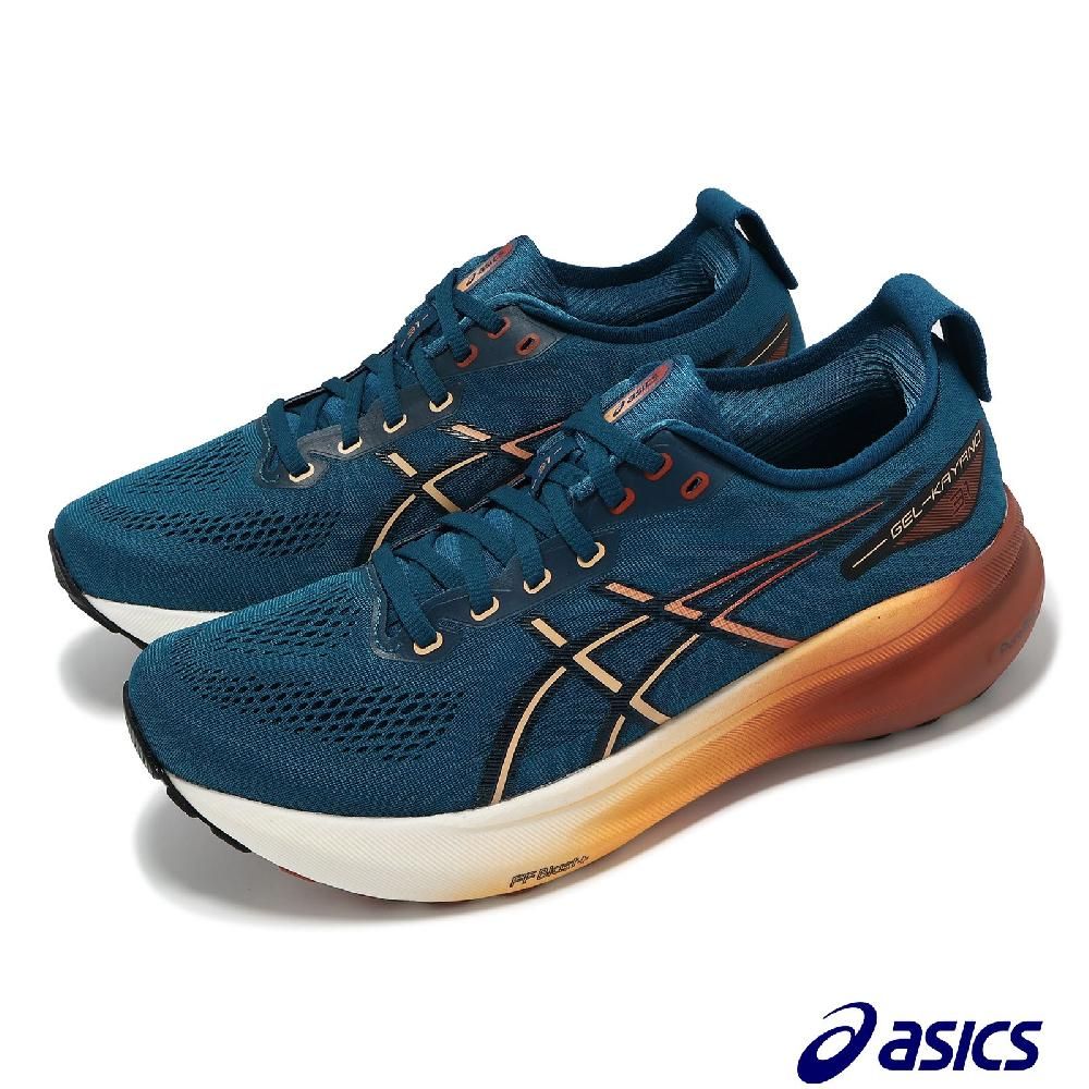 Asics 亞瑟士   慢跑鞋 GEL-Kayano 31 男鞋 藍 棕 支撐 緩衝 厚底 運動鞋 1011B867402