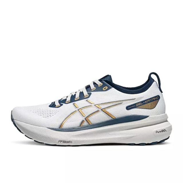 Asics 亞瑟士  Gel-kayano 31 [1011B995-021] 男 慢跑鞋 運動 休閒 輕量 支撐 緩衝 白 藍金