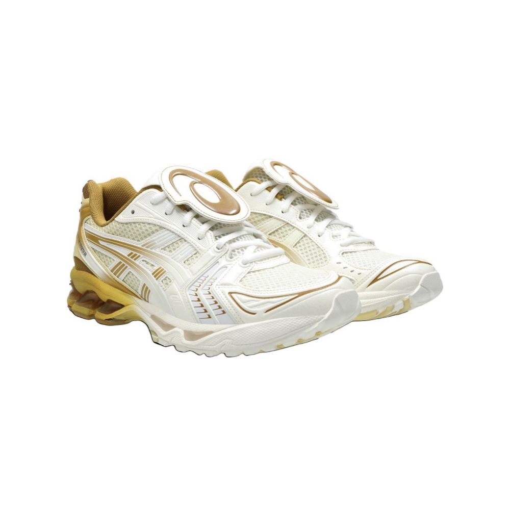 Asics 亞瑟士 The Museum Visitor x Asics Gel-Kayano 14 Cream Yellow 白金漸層 男鞋 運動鞋 聯名款 1203A528-100