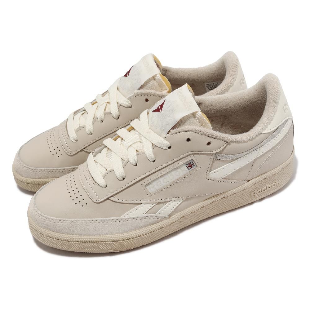 Reebok  銳跑 休閒鞋 Club C Revenge Vintage 女鞋 男鞋 奶茶 米白 復古  100033095