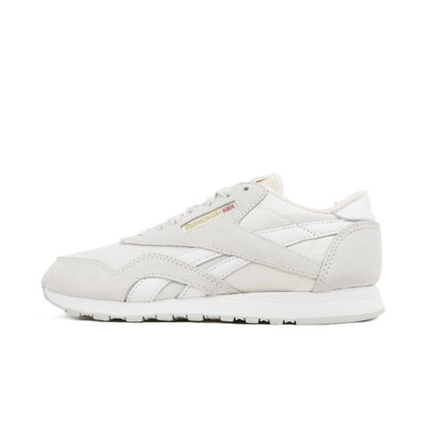 Reebok CL Nylon [100073830] 男女 休閒鞋 經典 復古 Hip Hop 50周年紀念 米白淡黃