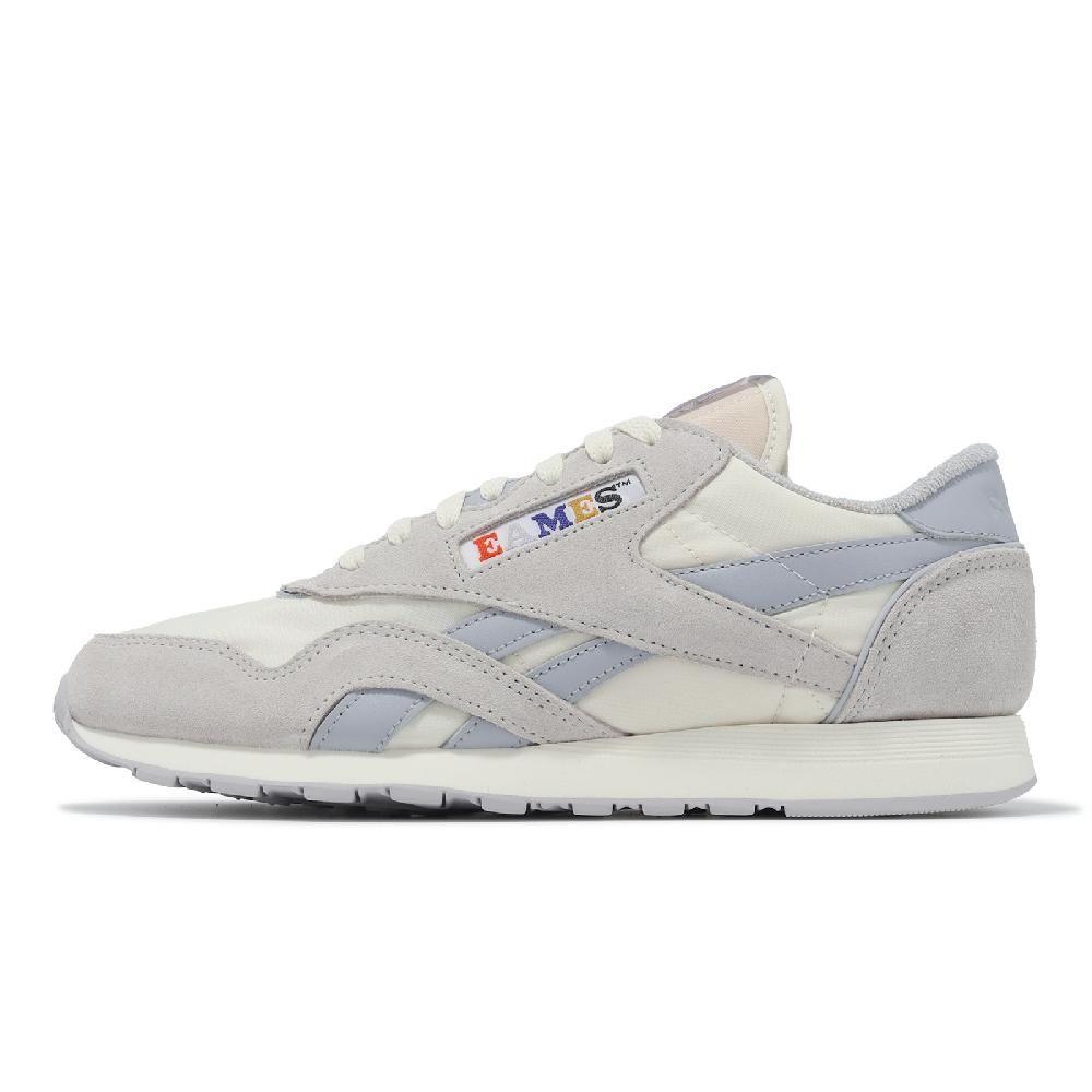 Reebok  銳跑 x EAMES 休閒鞋 Classic Nylon 男鞋 女鞋 灰 藍 麂皮 拼接 聯名 情侶鞋 100072105