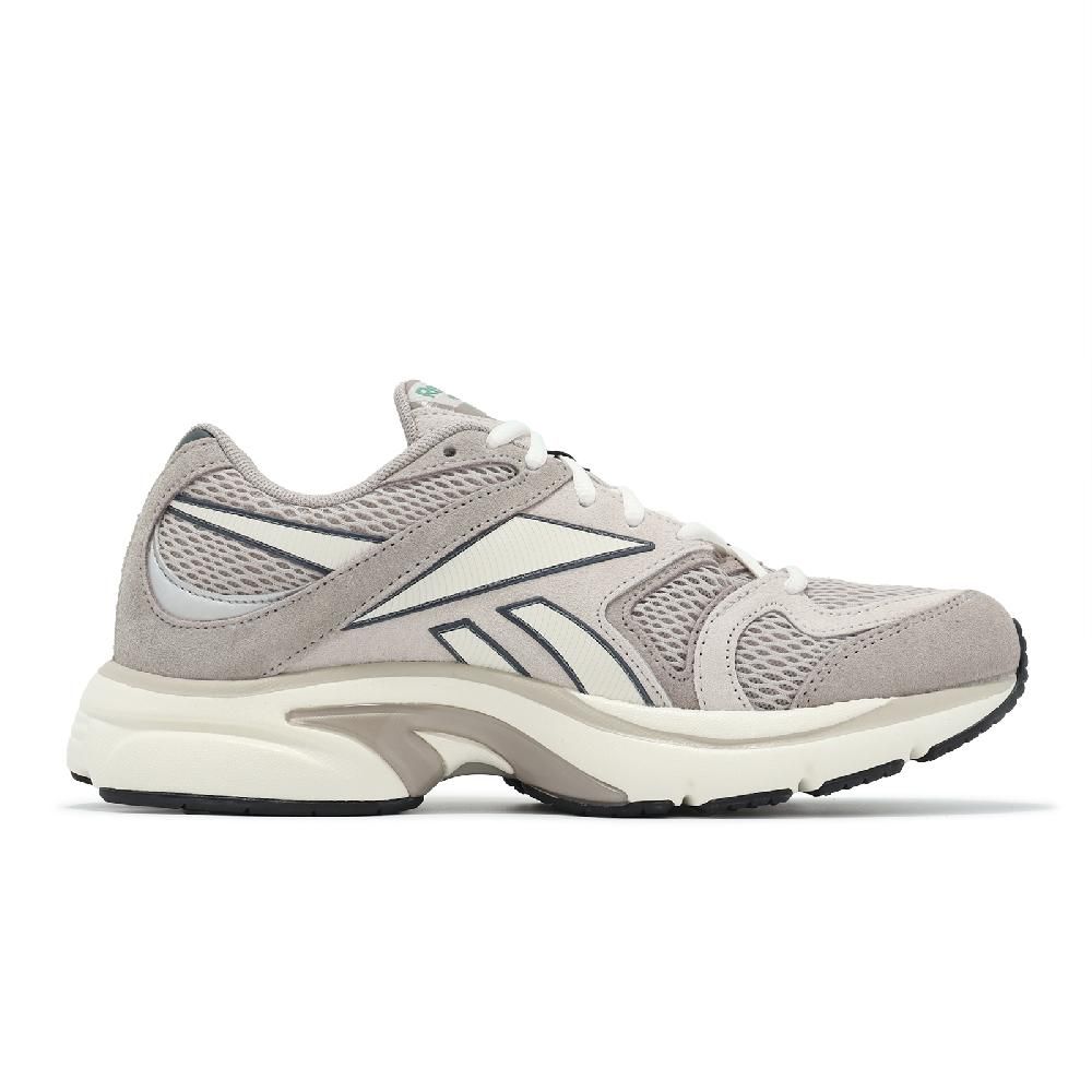 Reebok  銳跑 休閒鞋 Premier Road Plus VI 男鞋 女鞋 米白 棕 麂皮 反光 老爹鞋 情侶鞋 100074091