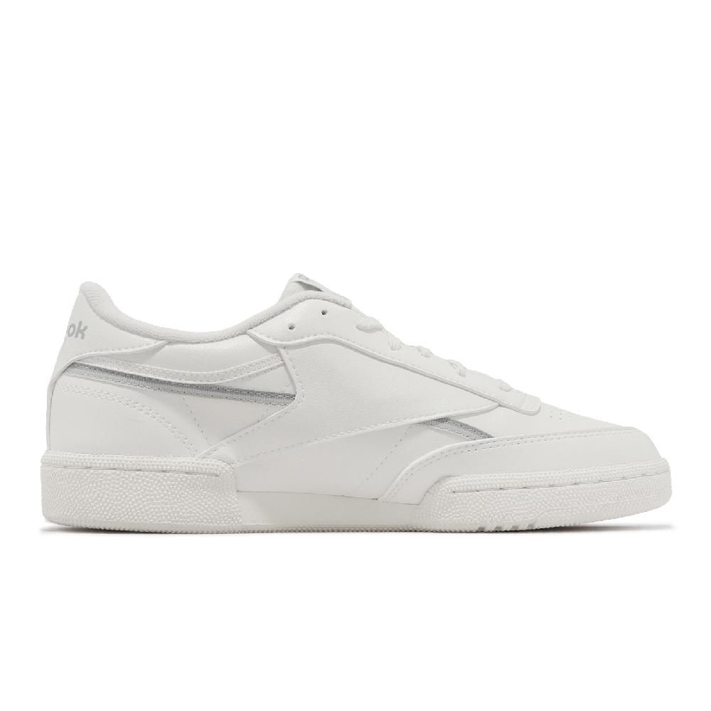Reebok  銳跑 休閒鞋 Club C 85 Vegan 女鞋 男鞋 白 灰 復古 皮革 經典 小白鞋 100033093