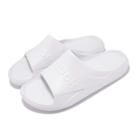 Reebok 銳跑 拖鞋 Clean Slide 男鞋 女鞋 白 軟底 一體式 休閒 涼拖鞋 一字拖 100200309