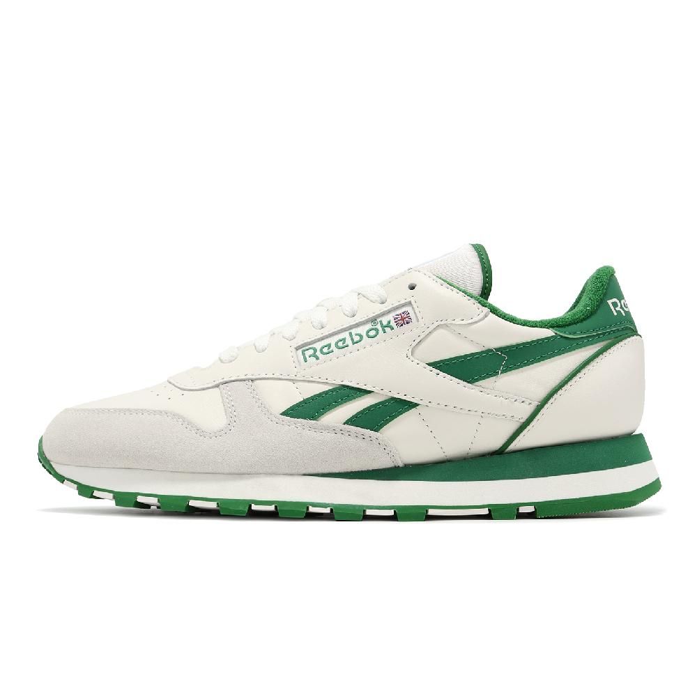 Reebok  銳跑 休閒鞋 Classic Leather 1983 Vintage 男鞋 白 綠 麂皮 皮革 低筒 100074340