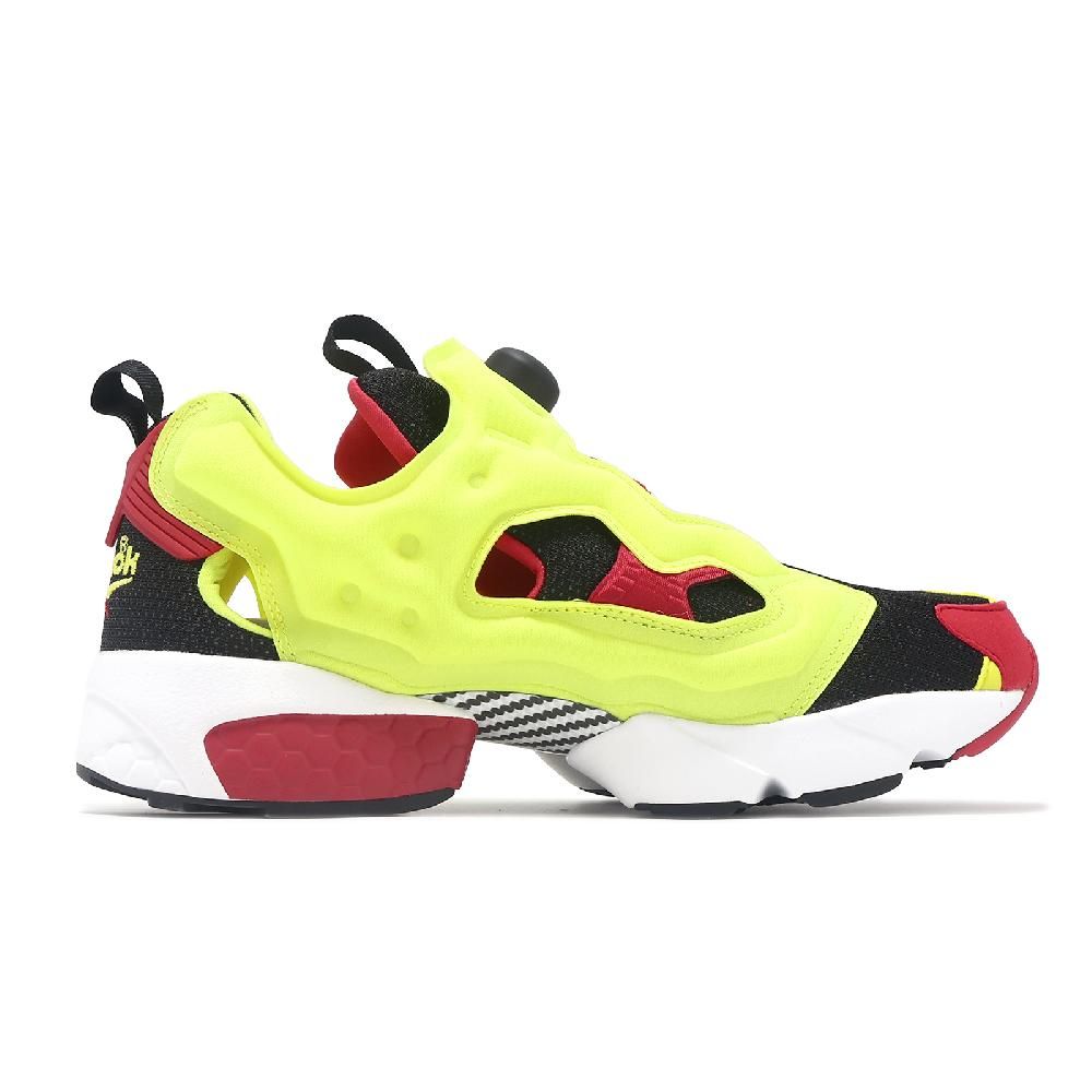 Reebok  銳跑 休閒鞋 Instapump Fury 94 男鞋 黃紅 Citron 30週年 充氣式 緩衝 休閒鞋 100074910