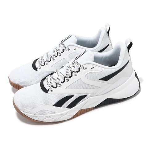 Reebok 銳跑 訓練鞋 NFX Trainer 女鞋 白 黑 網眼 穩定 健身 運動鞋 HR0419