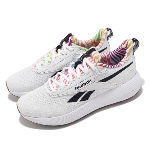 Reebok 銳跑 休閒鞋 DMX Comfort + 男鞋 女鞋 白 彩 針織 動感氣墊 支撐 運動鞋 100074198