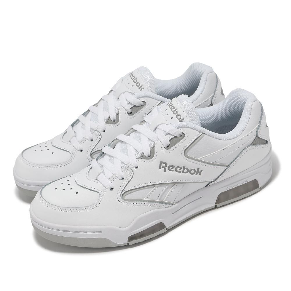 Reebok  銳跑 籃球鞋 BB 4500 DMX 男鞋 白 灰 皮革 氣墊 緩衝 復古 運動鞋 100201525