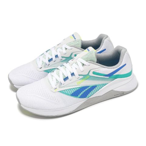 Reebok 銳跑 訓練鞋 Nano X4 男鞋 女鞋 白 藍 支撐 穩定 交叉訓練 運動鞋 100204671