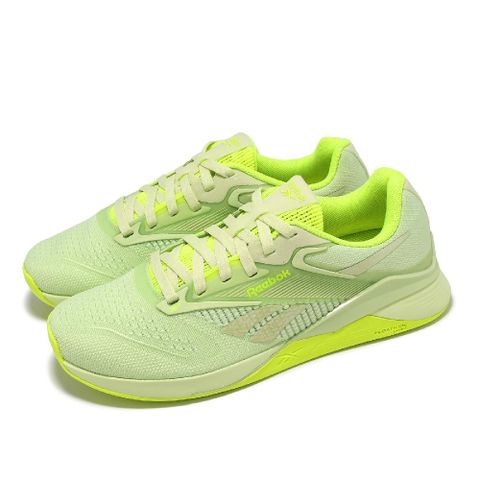 Reebok 銳跑 訓練鞋 Nano X4 女鞋 螢光綠 支撐 穩定 交叉訓練 運動鞋 100204756