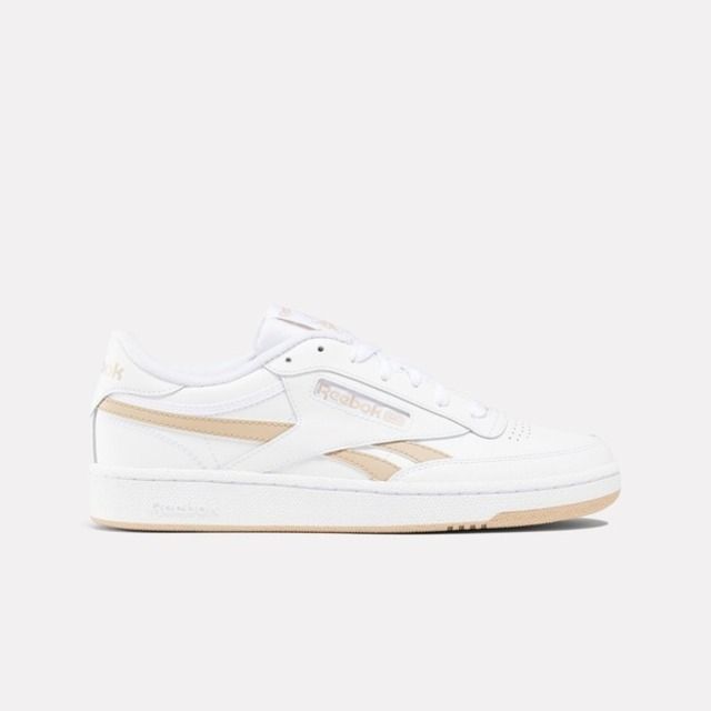 Reebok  Club C Revenge [100074231] 男 休閒鞋 復古 網球鞋 低筒 皮革 穿搭 白橘