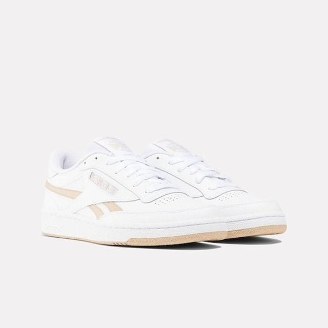 Reebok  Club C Revenge [100074231] 男 休閒鞋 復古 網球鞋 低筒 皮革 穿搭 白橘