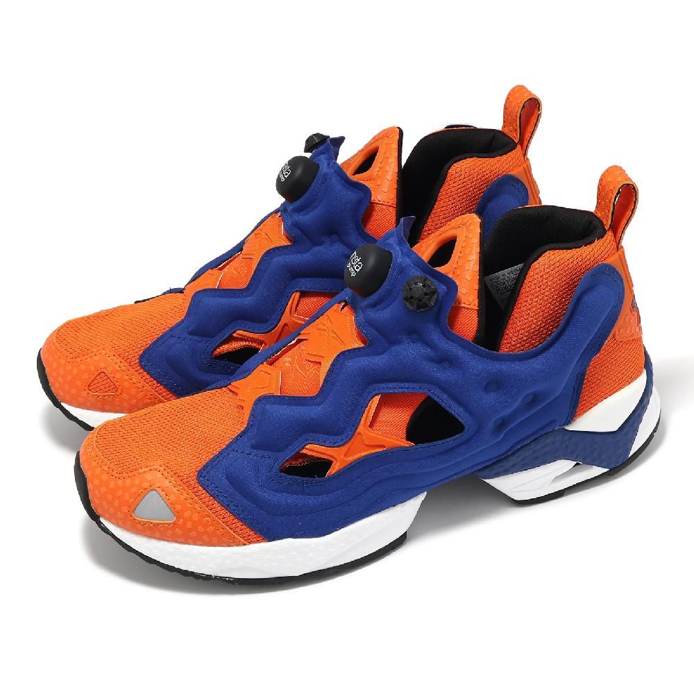 Reebok  銳跑 休閒鞋 Instapump Fury 95 男鞋 藍 橘 充氣式 緩衝 100069779