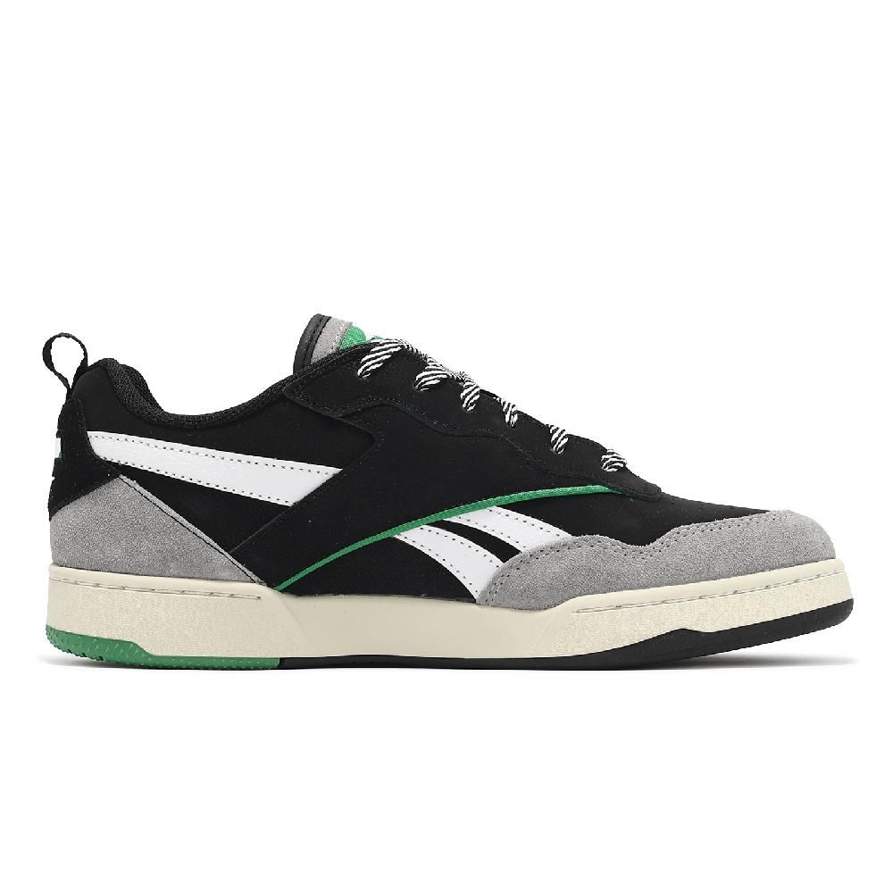 Reebok  銳跑 休閒鞋 BB 4000 II 96 男鞋 黑 綠 拼接 麂皮 復古籃球鞋 100201680