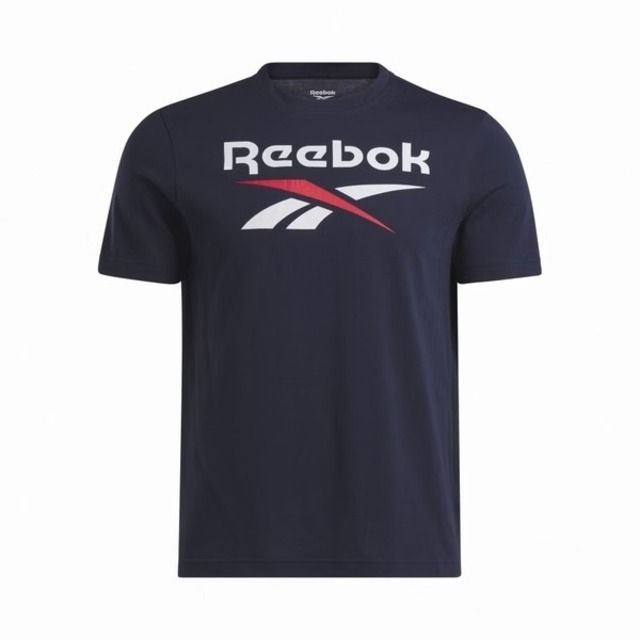 Reebok  Identity Big Logo Tee [100037051] 男 短袖上衣 T恤 深藍