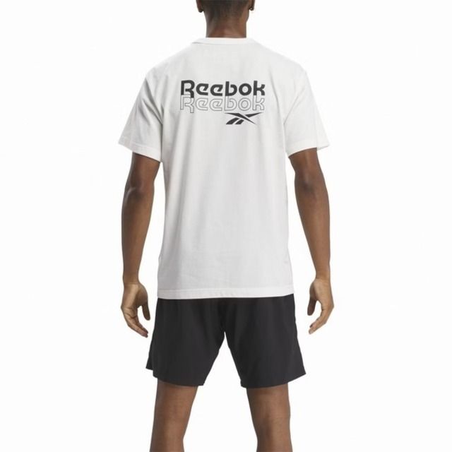 Reebok  Ri Prop Of Rbk Gfx Ss Tee [100203830] 男 短袖上衣 T恤 休閒 白