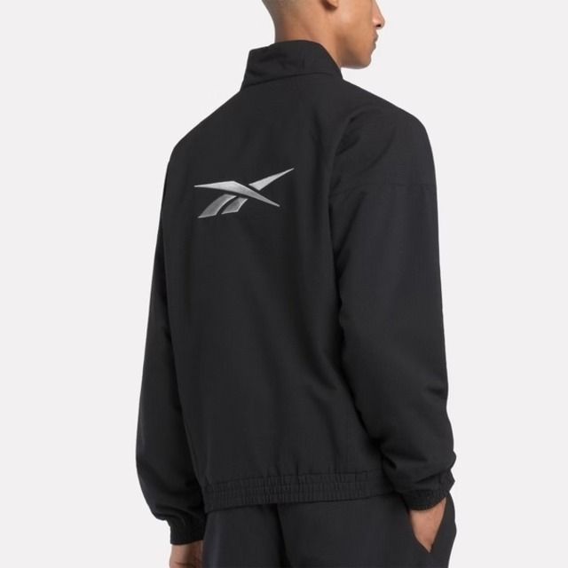 Reebok  Cl Court Sport Jacket [100203378] 男女 外套 立領 運動 休閒 透氣 黑