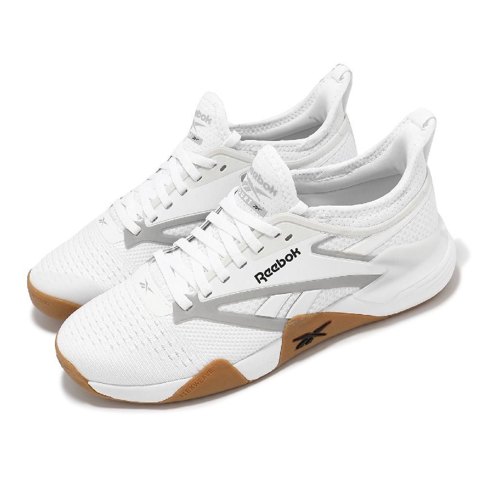 Reebok  銳跑 訓練鞋 Nano Court 女鞋 白 棕 膠底 回彈 多功能 運動鞋 100201564