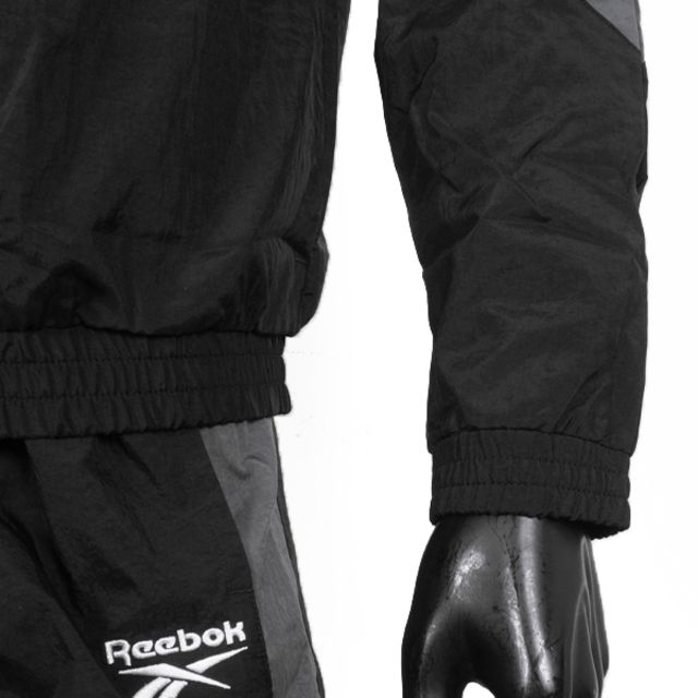 Reebok  Ri Woven Track Jacket [100208720] 男 外套 夾克 運動 休閒 黑灰