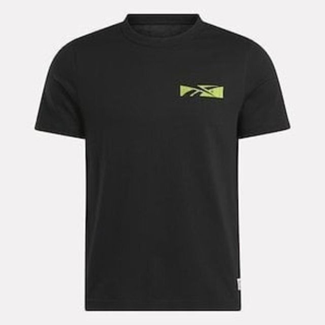 Reebok  Not A Spectator Tee [100204420] 男 T恤 舒適 純棉 黑黃