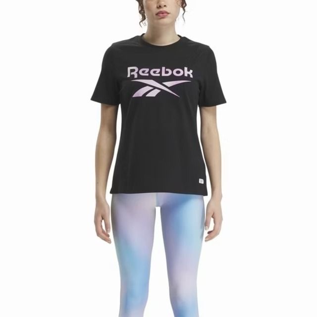 Reebok  Gradient Graphic Tee [100203704] 女 短袖 上衣 T恤 運動 休閒 黑