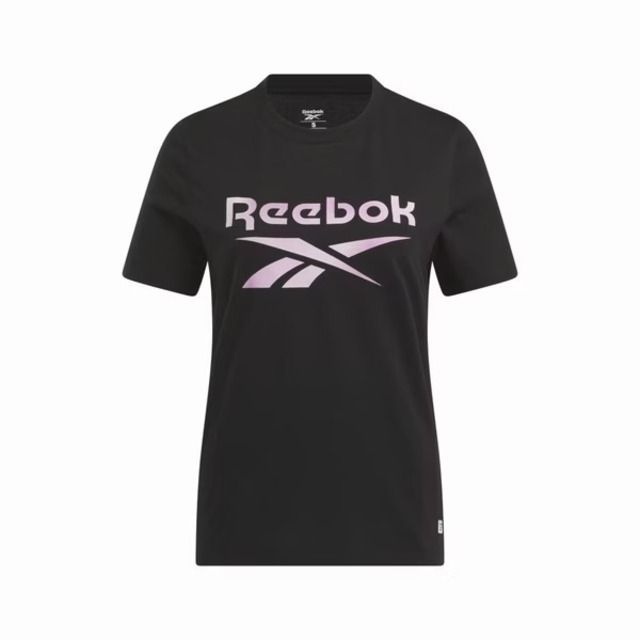 Reebok  Gradient Graphic Tee [100203704] 女 短袖 上衣 T恤 運動 休閒 黑