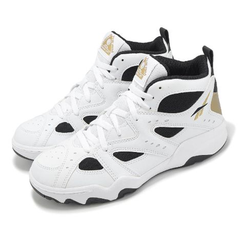 Reebok Reebok 銳跑 籃球鞋 ATR Decimator 男鞋 白 黑金 Above the Rim 中高筒 復古 運動鞋 100201335