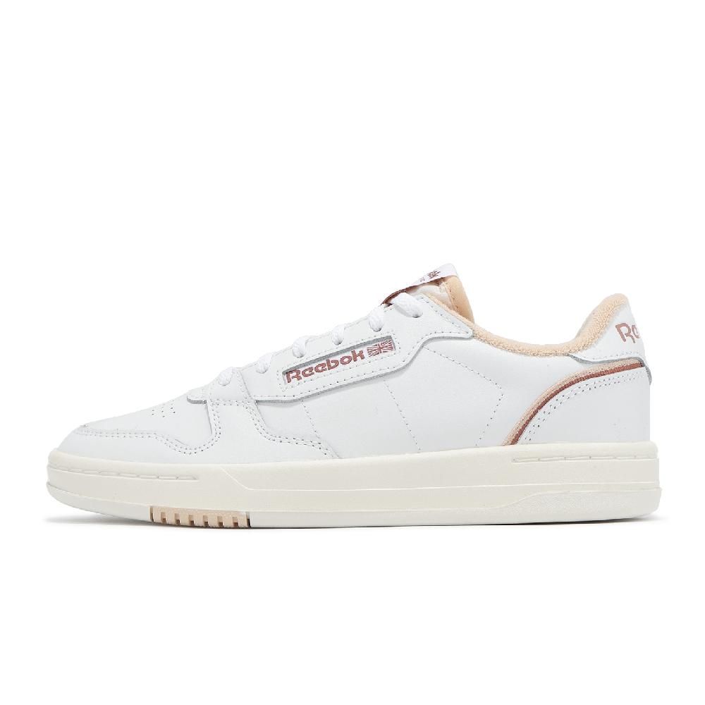 Reebok Reebok 銳跑 休閒鞋 Phase Court 女鞋 白 粉橘 低筒 復古網球鞋 100201450
