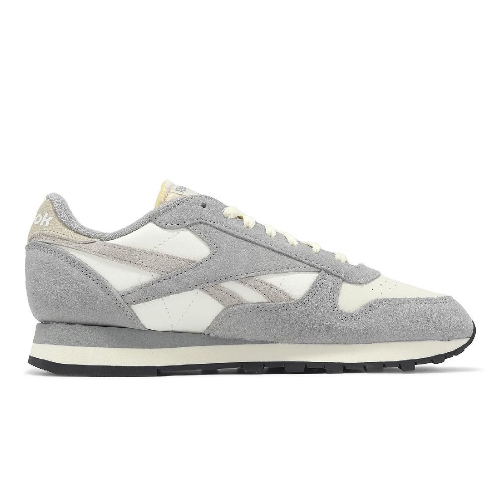 Reebok Reebok 銳跑 休閒鞋 Classic Leather 男鞋 女鞋 灰 椰奶色 麂皮 復古 100201110