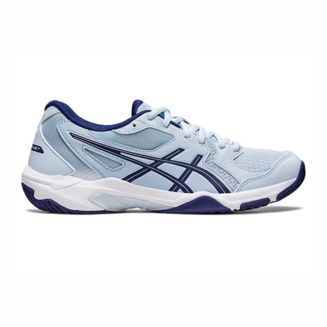 Asics 亞瑟士  GEL-Rocket 10 [1072A056-406] 女 排球鞋 羽球 運動 訓練 室內 穩定 淺藍