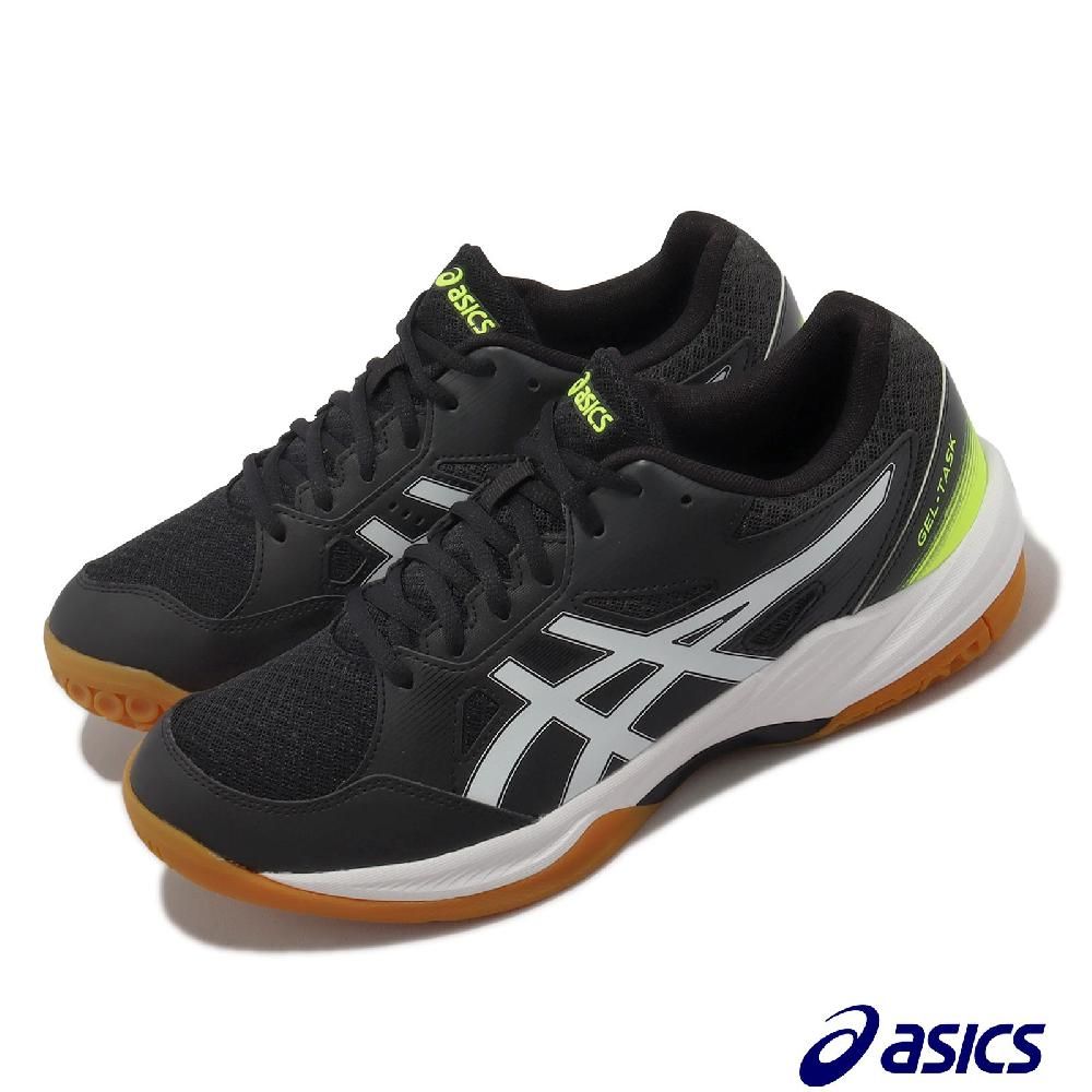 Asics 亞瑟士   排球鞋 GEL-Task 3 男鞋 黑 白 膠底 羽球鞋 桌球鞋 運動鞋 室內運動 1071A077002