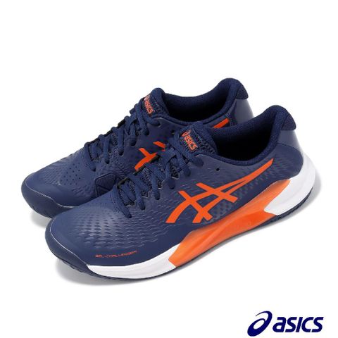 Asics 亞瑟士 網球鞋 GEL-Challenger 14 男鞋 藍 橘 避震 耐磨 亞瑟膠 運動鞋 1041A405401