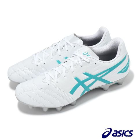 Asics 亞瑟士 足球鞋 DS Light Club 2E 男鞋 寬楦 白 綠 抓地 亞瑟膠 運動鞋 1103A097102