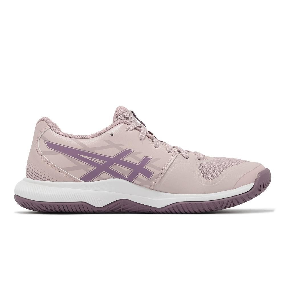 Asics 亞瑟士   排球鞋 GEL-Tactic 12 女鞋 紫白 吸震 回彈 室內運動 羽排鞋 1072A092700