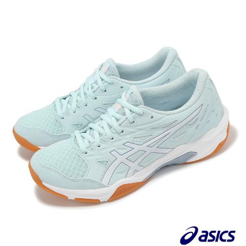 Asics 亞瑟士 Asics 亞瑟士 排球鞋 GEL-Rocket 11 女鞋 藍 室內運動鞋 緩震 羽排鞋 亞瑟膠 1072A093020