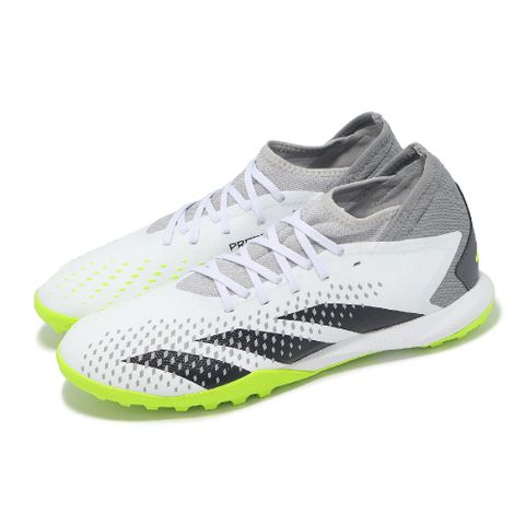 ADIDAS 愛迪達 足球鞋 Predator Accuracy.3 TF 男鞋 灰黑 抓地 短草皮 運動鞋 GZ0004