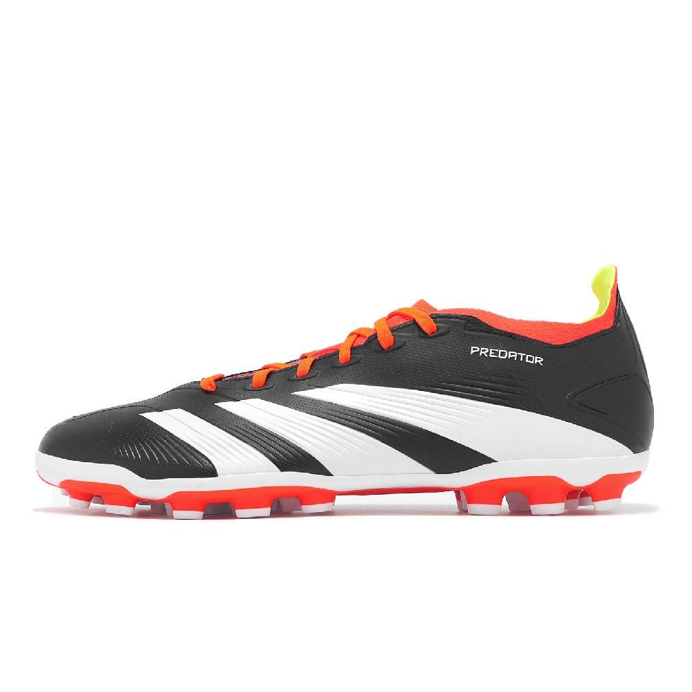 adidas 愛迪達 足球鞋 predator League 2G/3G AG 男鞋 黑 白 抓地 人造草皮 運動鞋 IF3210