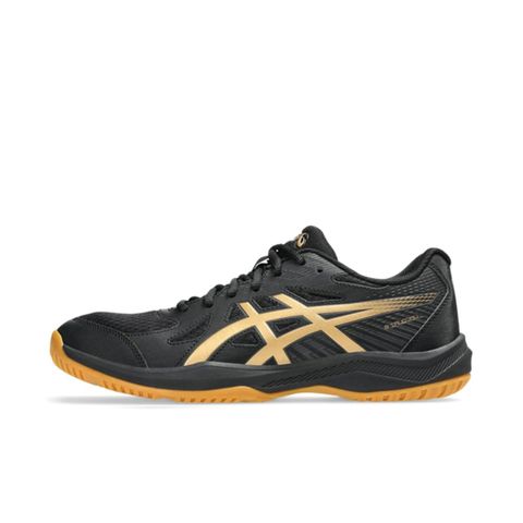 Asics 亞瑟士 Asics Upcourt 6 1071A104-002 男 排球鞋 穩定 包覆 回彈 黑 金