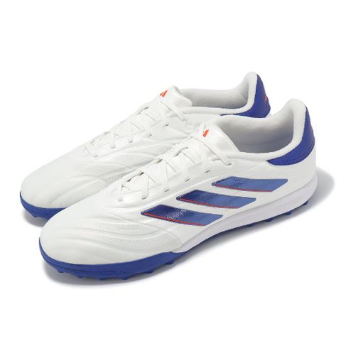 足球鞋 Copa Pure 2 League TF 男鞋 白藍 皮革 抓地 短草硬地 運動鞋 IG6407