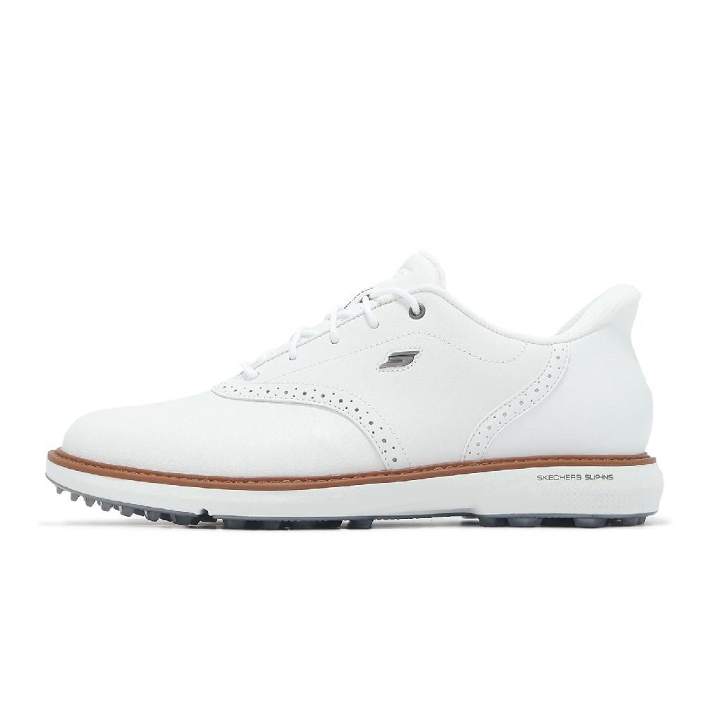 SKECHERS 斯凱奇 高爾夫球鞋 Go Golf Prestige SL Slip-Ins 男鞋 防水鞋面 白 支撐 高球 214126WHT