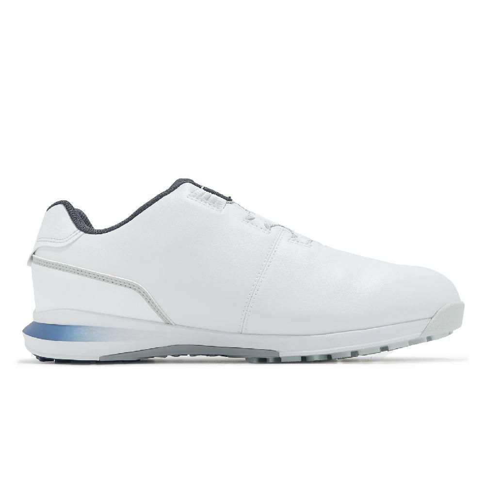 MIZUNO 美津濃 高爾夫球鞋 Nexlite Enerzy Boa 4E 男鞋 寬楦 白 藍 旋鈕 輕量 51GQ2450-01