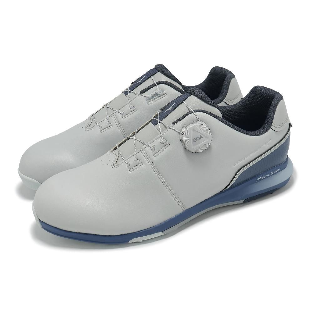 MIZUNO 美津濃 高爾夫球鞋 Nexlite Enerzy Boa 4E 男鞋 寬楦 灰藍 輕量 旋鈕 51GQ2450-03