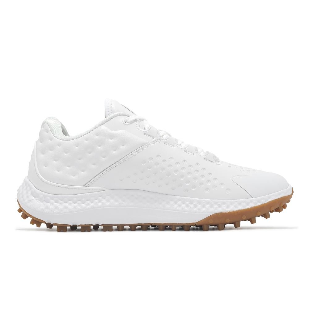 Under Armour 安德瑪 高爾夫球鞋 Curry 1 Golf 男鞋 白 防水鞋面 回彈 抓地 咖哩 運動鞋 UA 3027378103