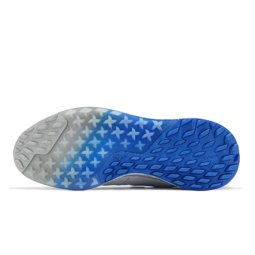 MIZUNO 美津濃 高爾夫球鞋 Genem WG GTX Boa 4E 男鞋 寬楦 白 藍 防水 旋鈕 運動鞋 51GQ2400-25