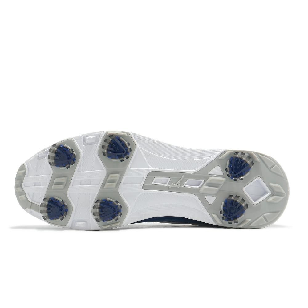 MIZUNO 美津濃 高爾夫球鞋 Nexlite Zero IG Boa 3E 男鞋 寬楦 白 藍 旋鈕 輕量 51GM2380-18