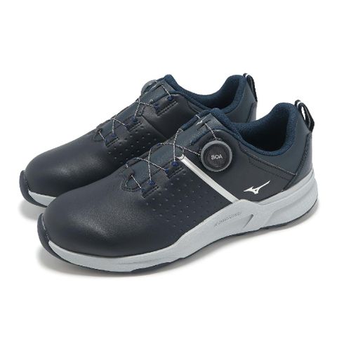 MIZUNO 美津濃 高爾夫球鞋 Hazard Enerzy Boa 4E 男鞋 超寬楦 黑 防水鞋面 旋鈕 51GQ2501-14