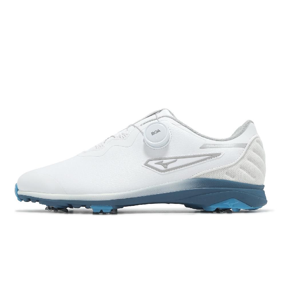 MIZUNO 美津濃 高爾夫球鞋 Nexlite Ultrawide Boa 5E 男鞋 超寬楦 白 旋鈕 運動鞋 51GQ2420-22