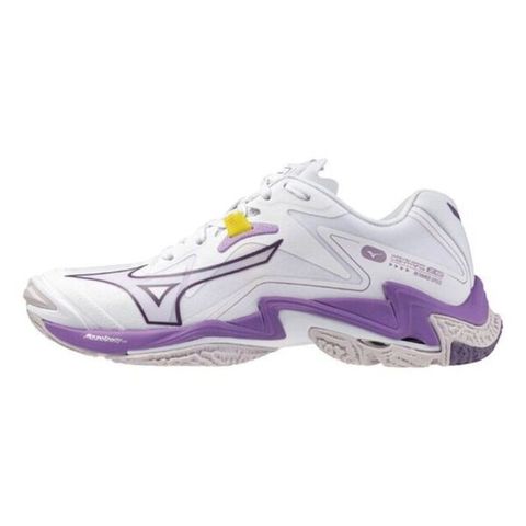 MIZUNO 美津濃 Mizuno Wave Lightning Z8 [V1GC240010] 男女 排球鞋 羽球鞋 室內運動 抓地 白 紫